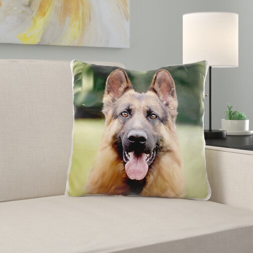 german shepherd throw pillow